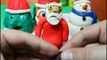 Santa Claus Play Doh & Surprise Eggs Santa - Snowman - ELF