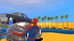 SPIDERMAN y ELSA de Frozen, despues SPIDERMAN hace carrera por la arena MONSTERTRUCK/ Gameplay