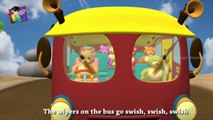 Wheels on the Bus with Teddy Bear Nursery Rhymes | 3D Teddy Bear Turn Around & HD Clap Your Hands
