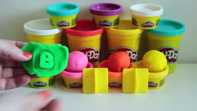Play Doh video Learn-A-Word. Lesson B. Spelling words with Play Dough. Learning videos for kids