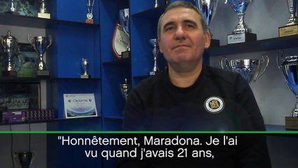 Interview - Hagi compare Maradona à Ronaldo et Messi