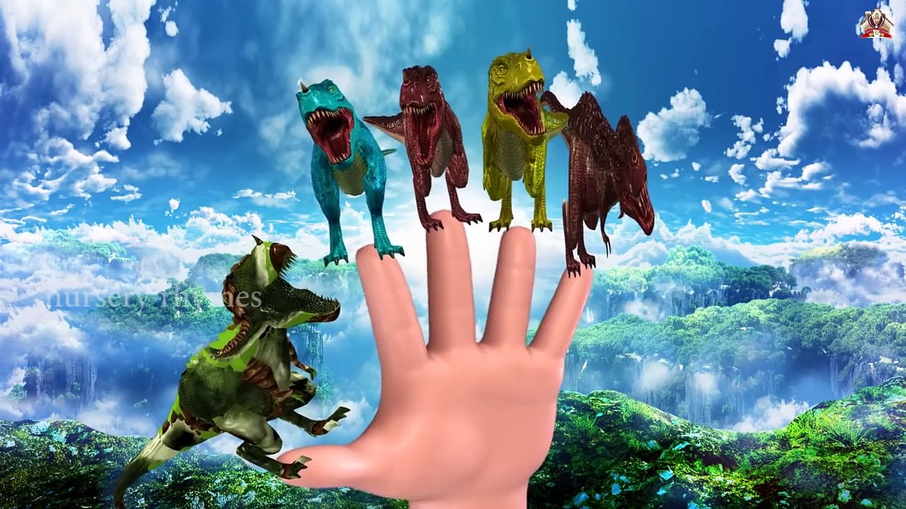 Finger Family || JURASSIC PARK DINOSAUR Version || Nursery Rhymes and Baby Songs