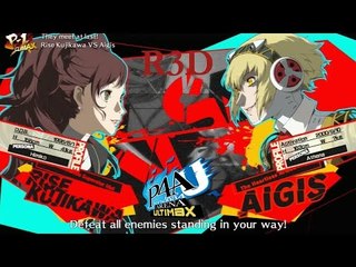 Persona 4 Arena Ultimax Arcade - Match #11: "Rise Kujikawa Vs. Aigis {English, HD}