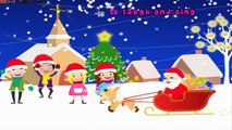 Jingle Bell song with lyrics and Lead Vocal | Christmas Song | Nursery Rhymes | Ultra HD 4K Video