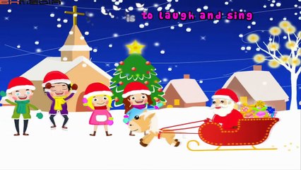Jingle Bell song with lyrics and Lead Vocal | Christmas Song | Nursery Rhymes | Ultra HD 4K Video