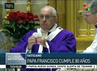 El papa Francisco cumple 80 años