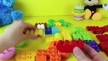 Lego Duplo Food Cookie Monster amp Mickey Mouse Hamburger Creative Picnic DisneyCarToys