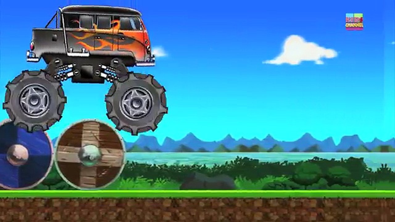 monster trucks | stunts games for children | street vehicles