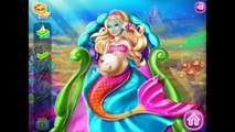 Pregnant Barbie Mermaid Emergency ♥ Doctor Game for Kids
