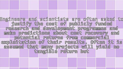 Recovering The Cost Of Research Into Gas Lubrication
