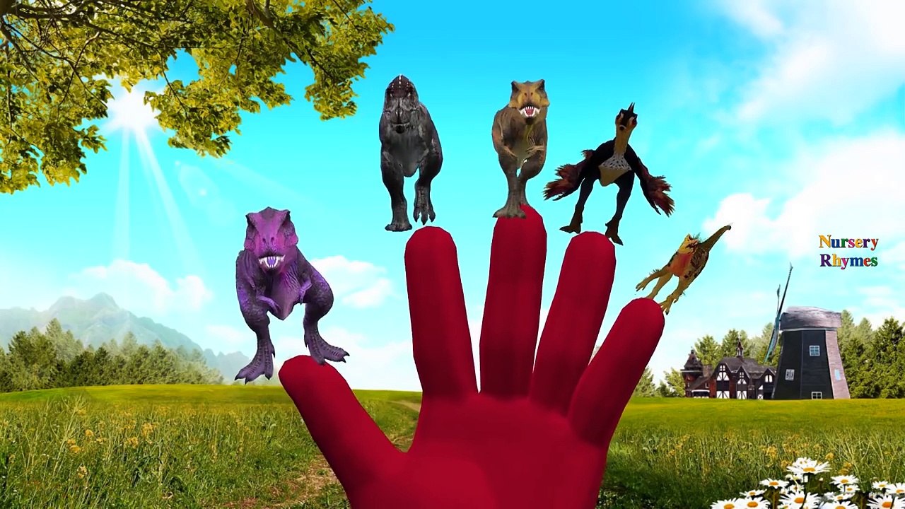 Elephant Dinosaurs And King Kong Cartoons Singing Finger Family Nursery Rhymes For Children