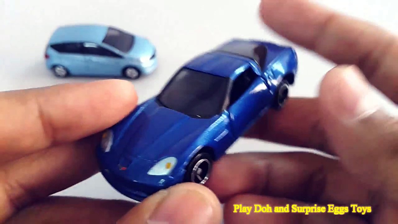 Car toys NISSAN NOTE No.103 | toys car CHEVROLET CORVETTE Z06 | Toys Videos Collections