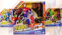 Marvel Superhero Mashers Captain America Iron Patriot and Hulk Toys Review - Disney Cars Toy Club