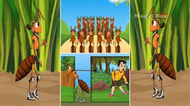 Ants Go Marching - English Nursery Rhymes - Cartoon/Animated Rhymes For Kids