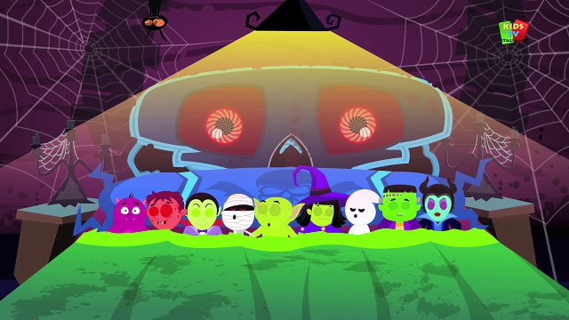 dieci nel letto | rima spaventoso | canzone vivaio | Ten In The Bed | Scary Song | Halloween Song