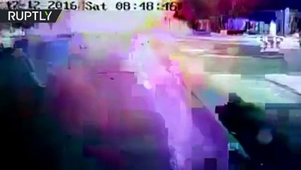 Turkish bus bomb explosion caught on video (GRAPHIC)