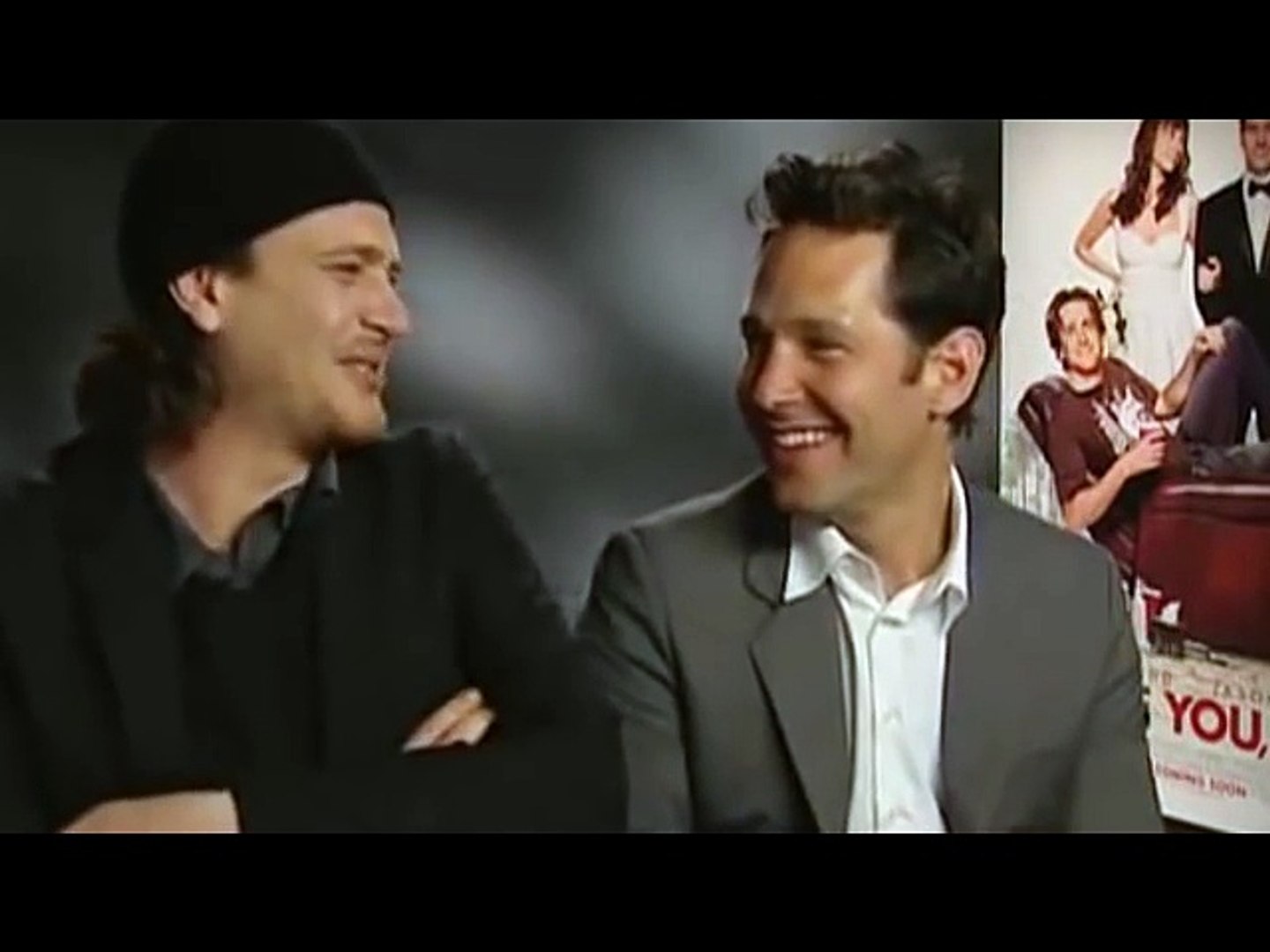⁣Jason Segel and Paul Rudd Are So High During Interview