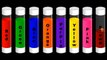Color Crew Ink Bottles ✔ Learn Colors for Children in English ★ Learn Colors Youtube Kids Video
