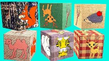 Видео для самых маленьких. Животные на кубиках. Videos for the little ones. Animals painted on cubes