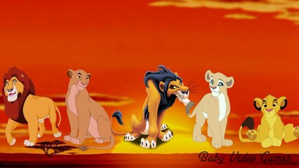 Finger Family Songs - The Lion King Disney Cartoon Movie for Kids - Nursery Rhymes