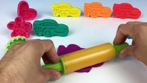 Play and Learn Colours with Play doh Disney Cars Moulds Fun for Kids