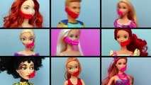 Barbie Spiderman Birthday Party! DisneyCarToys Frozen Kids, Elsa, Mike Merman, Romie Surprise Party