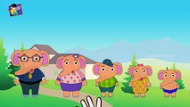Finger Family Rhymes for Children Elephant Cartoons | Children Cartoon Nursery Rhymes