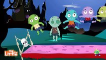 Five Little Zombies | Halloween Song | Scary Nursery Rhymes | Halloween for Kids