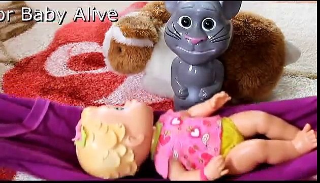 Baby Alive Doll and Talking Tom Singing London Bridge is Falling Down