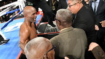 Bernard Hopkins knocked out of ring in retirement bout