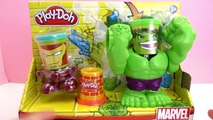Play Doh Hulk Smashdown Unboxing et Démo – Iron Man et Hulk