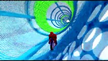Crazy Spiderman Ride With His Bike & Big Truck | Spider Man Nursery Rhymes Songs For KIds