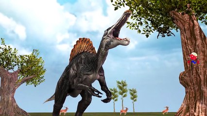Giant Dinosaurs Fighting And Singing Finger Family Nursery Rhymes for Children And Kids