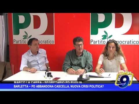 Barletta | Il Pd abbandona Cascella, nuova crisi politica?