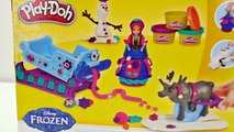 NEW Play Doh Disney Frozen Sled Adventure with Princess Ariel Belle Anna Playdough new Toys