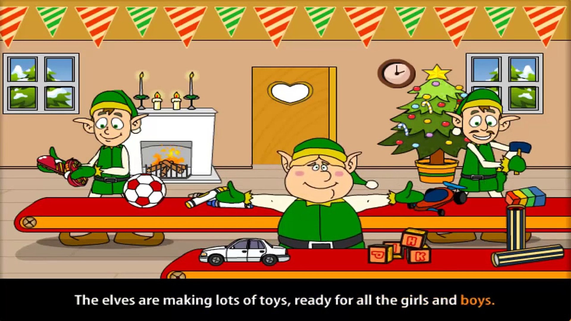 ⁣Kids Songs : The busy elf | kids songs english with lyrics █▬█ █ ▀█▀