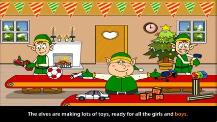 Kids Songs: The Busy Elf | Fun English Song with Lyrics 🎶