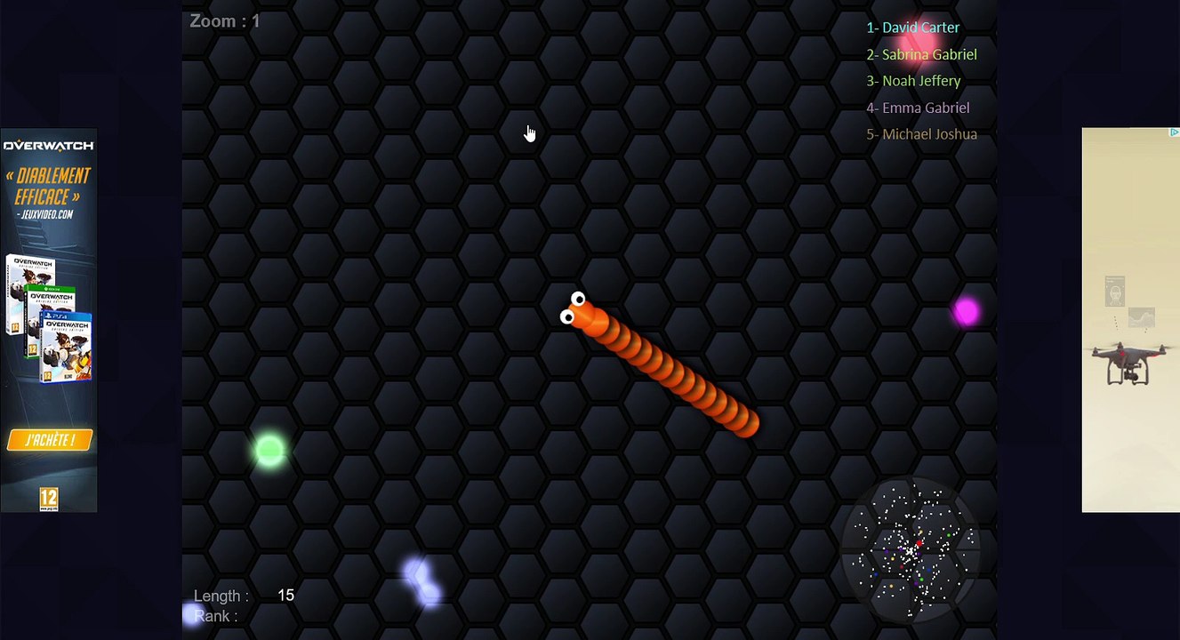 Slither Snake.io 2éme vidéo