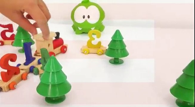 Eğitici Çocuk Filmi - Om Nom Sayıları Ve Renkleri Öğreniyor. Bebek Oyunları - Tren. | Cars Children