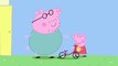Peppa Pig - Papa Pig fait du vélo sur la bicyclette de Peppa (clip)