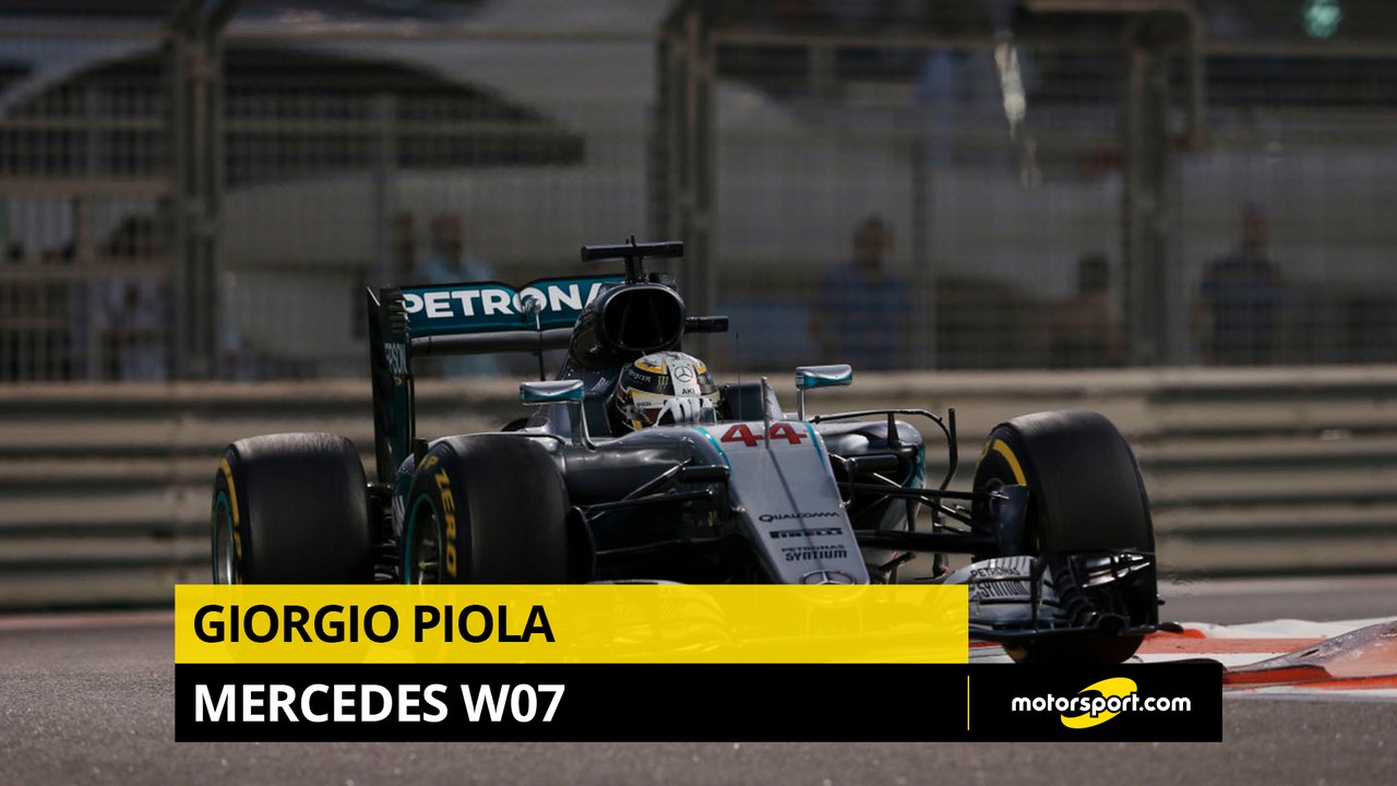 Giorgio Piola présente les secrets de la Mercedes F1 W07