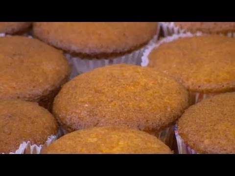 كب كيك البرتقال والزبيب | نجلاء الشرشابي