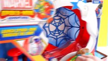 Marvel Spider-Man Stuntacular Speed Loop with Peppa Pig Frozen Olaf Hello Kitty Disney Cars McQueen