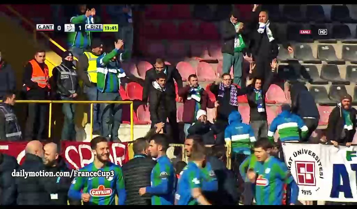 Leonard Kweuke Goal HD - Gaziantepspor 0-1 Rizespor - 18.12.2016