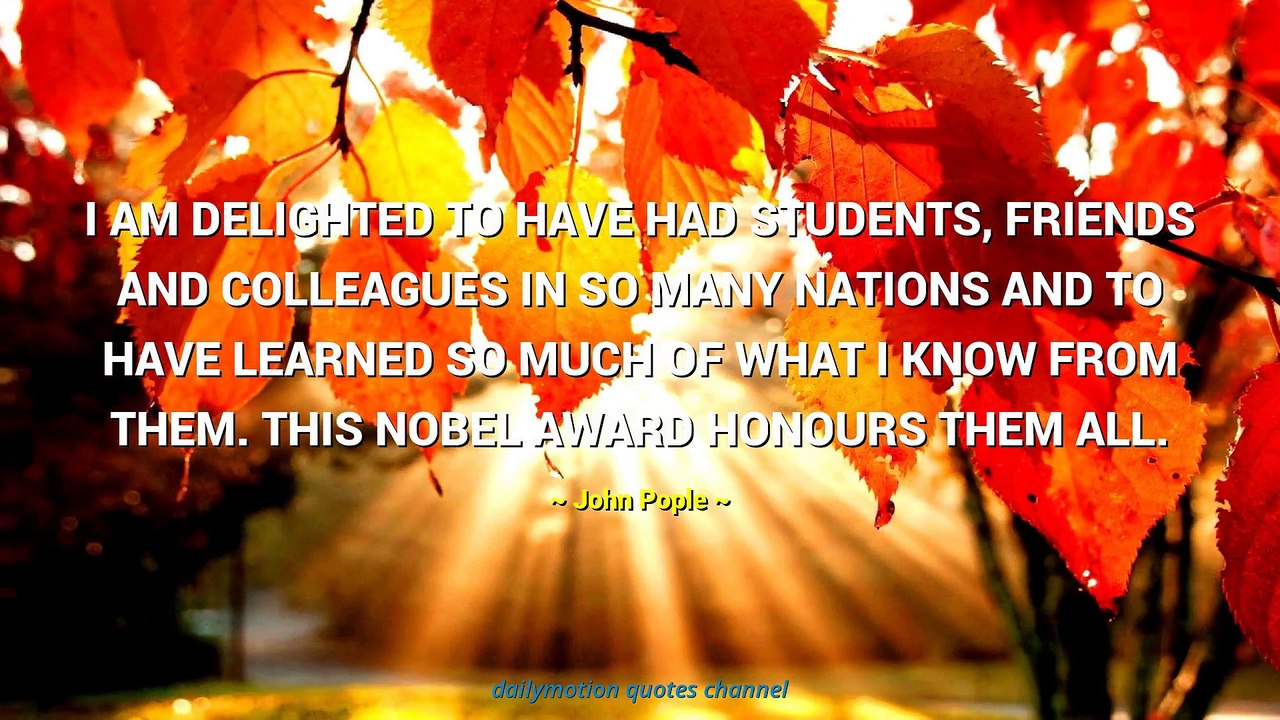 John Pople Quotes