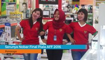 Serunya Nobar Final Piala AFF di Ponorogo