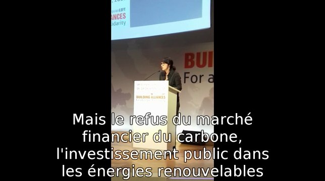 Corinne Morel-Darleux - Intervention au Congrès du PGE - 17/12/2016
