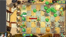 Plants vs. Zombies 2- It's About Time - Gameplay Walkthrough #5 - Ancient Egypt Day 4