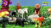 Learn Wild Animals Names & Sounds for Children | Play Doh Wild Animals Names for Kids