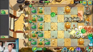 Plants vs. Zombies 2- It's About Time - Gameplay Walkthrough #11 - Ancient Egypt Day 8